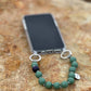 upbeads sage mini green upbeads cellphone keychain click in